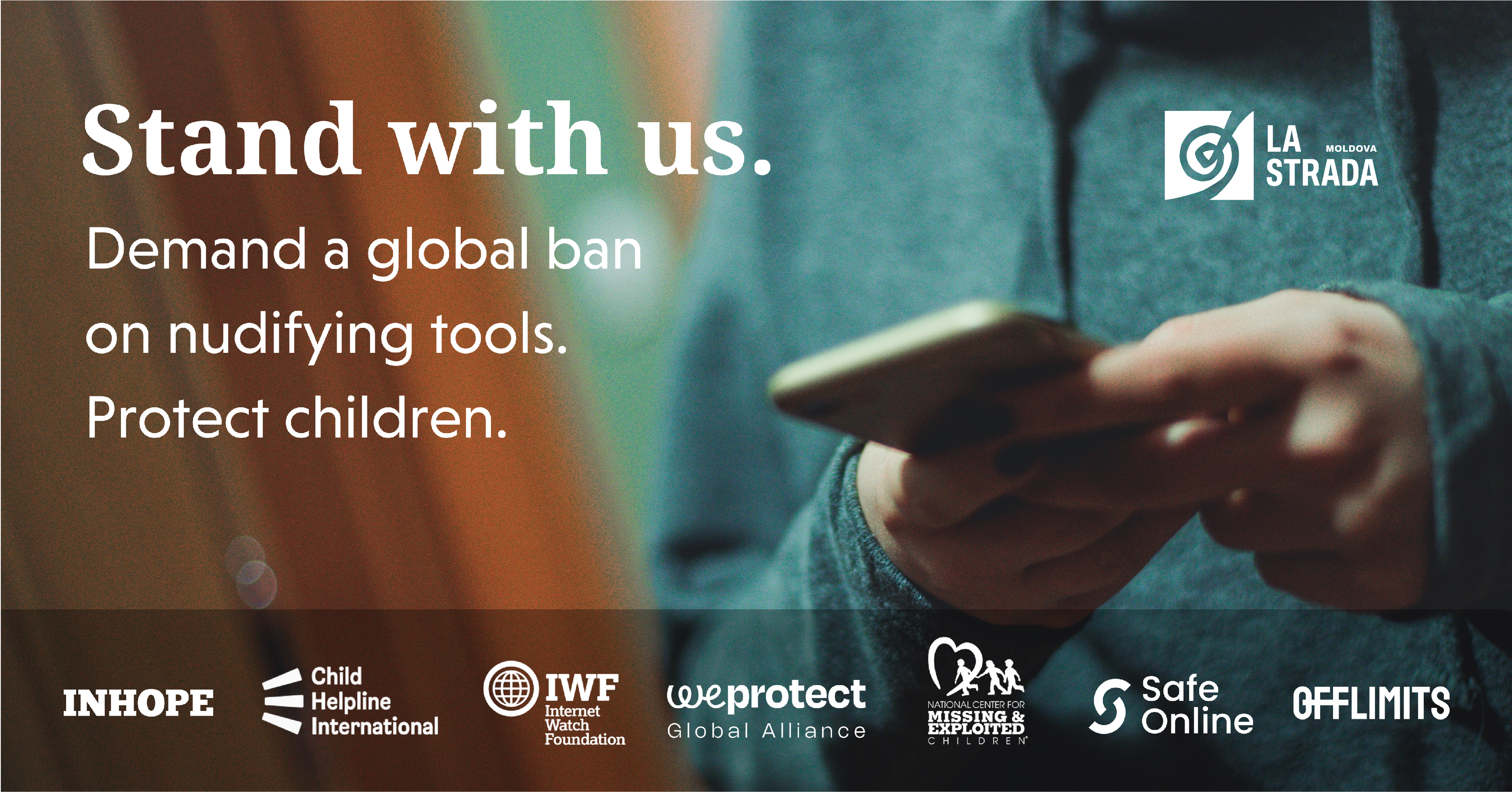 Centrul Internațional „La Strada” se alătură apelului global pentru interzicerea instrumentelor de nudificare și protejarea copiilor împotriva exploatării