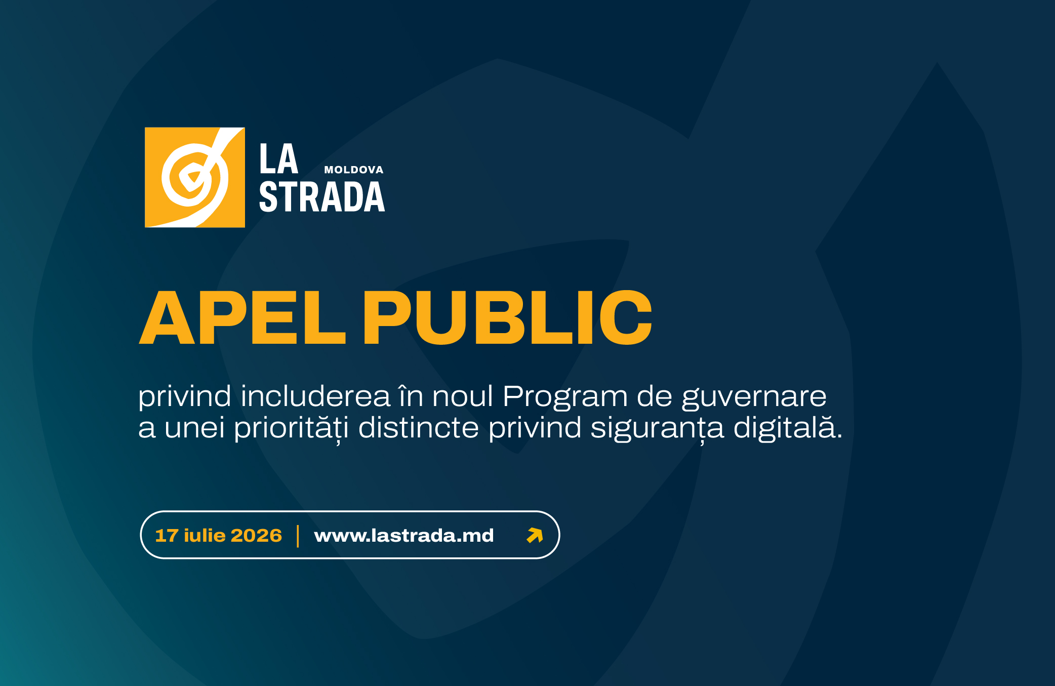 Centrul Internațional „La Strada” solicită includerea în noul Program de guvernare a unei priorități distincte privind siguranța digitală